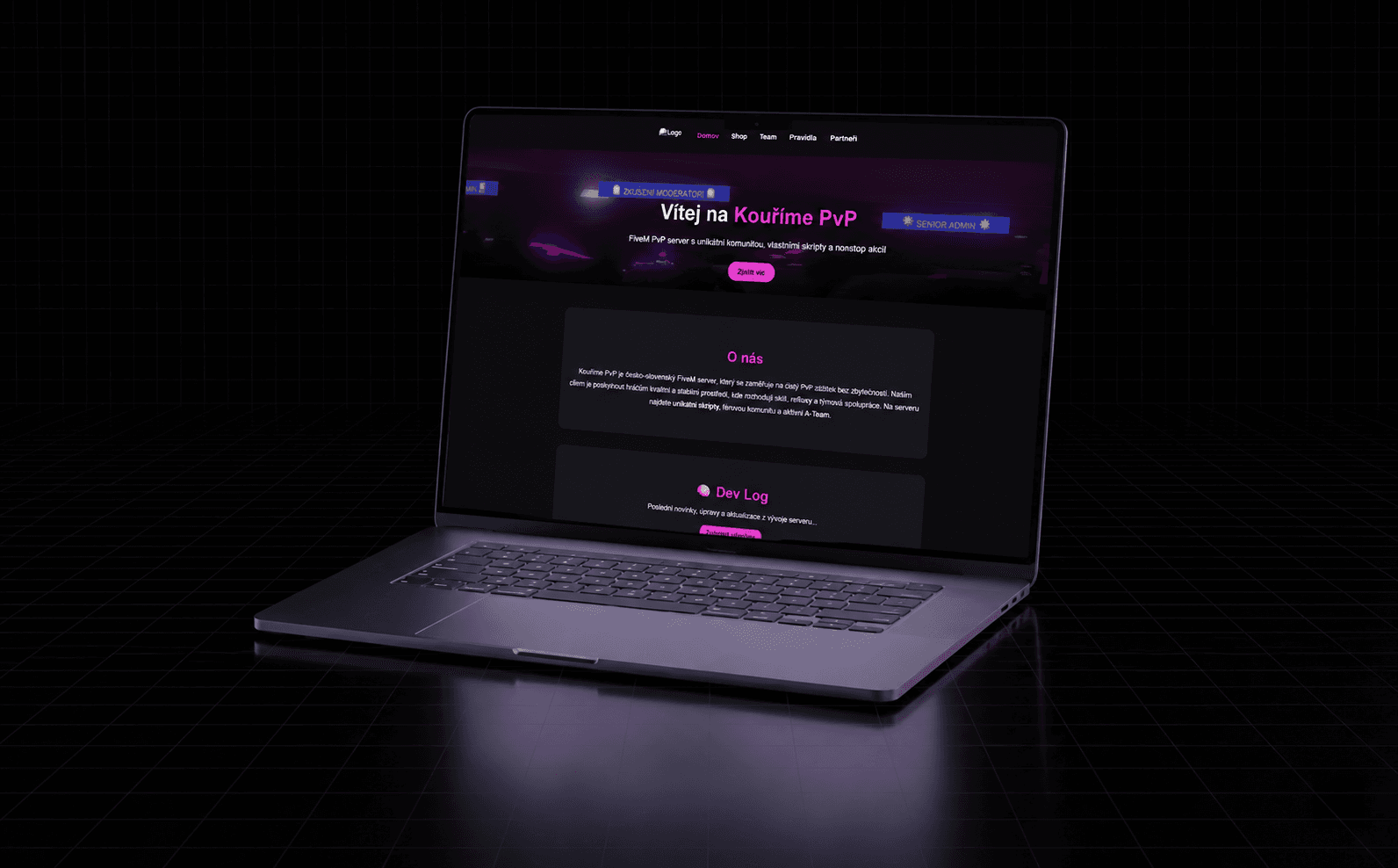 Kouříme PvP Website